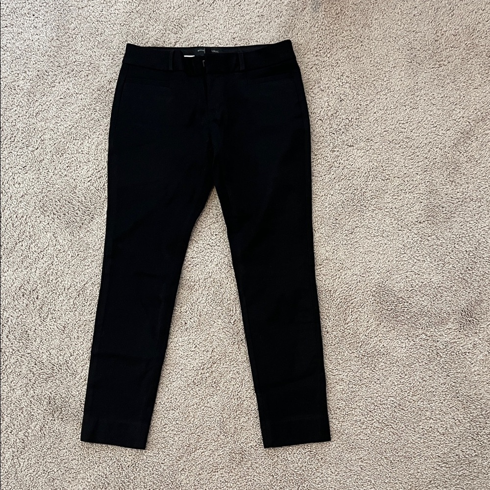 Banana Republic Black Sloan Fit Trousers